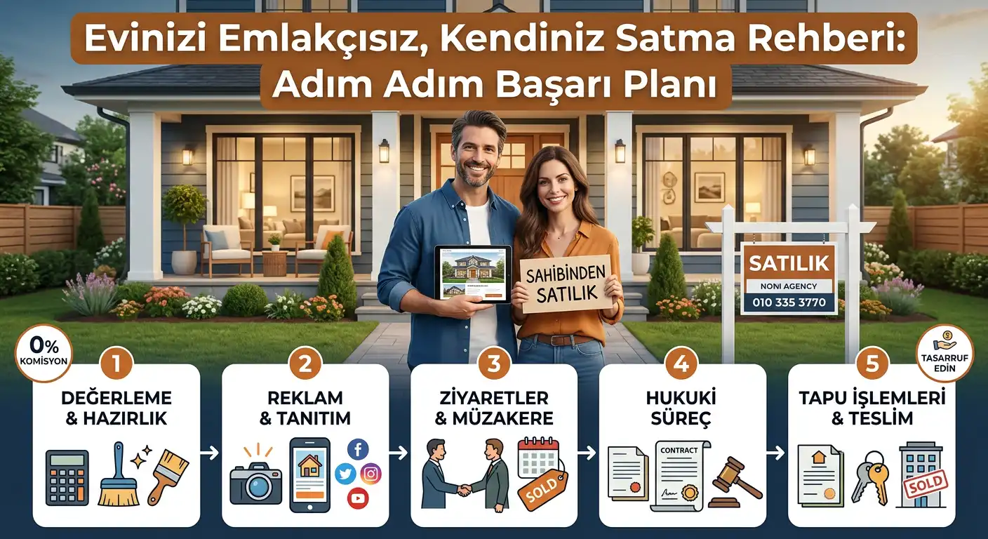 Evinizi Emlakçısız, Kendiniz Satma Rehberi: Adım Adım Başarı Planı